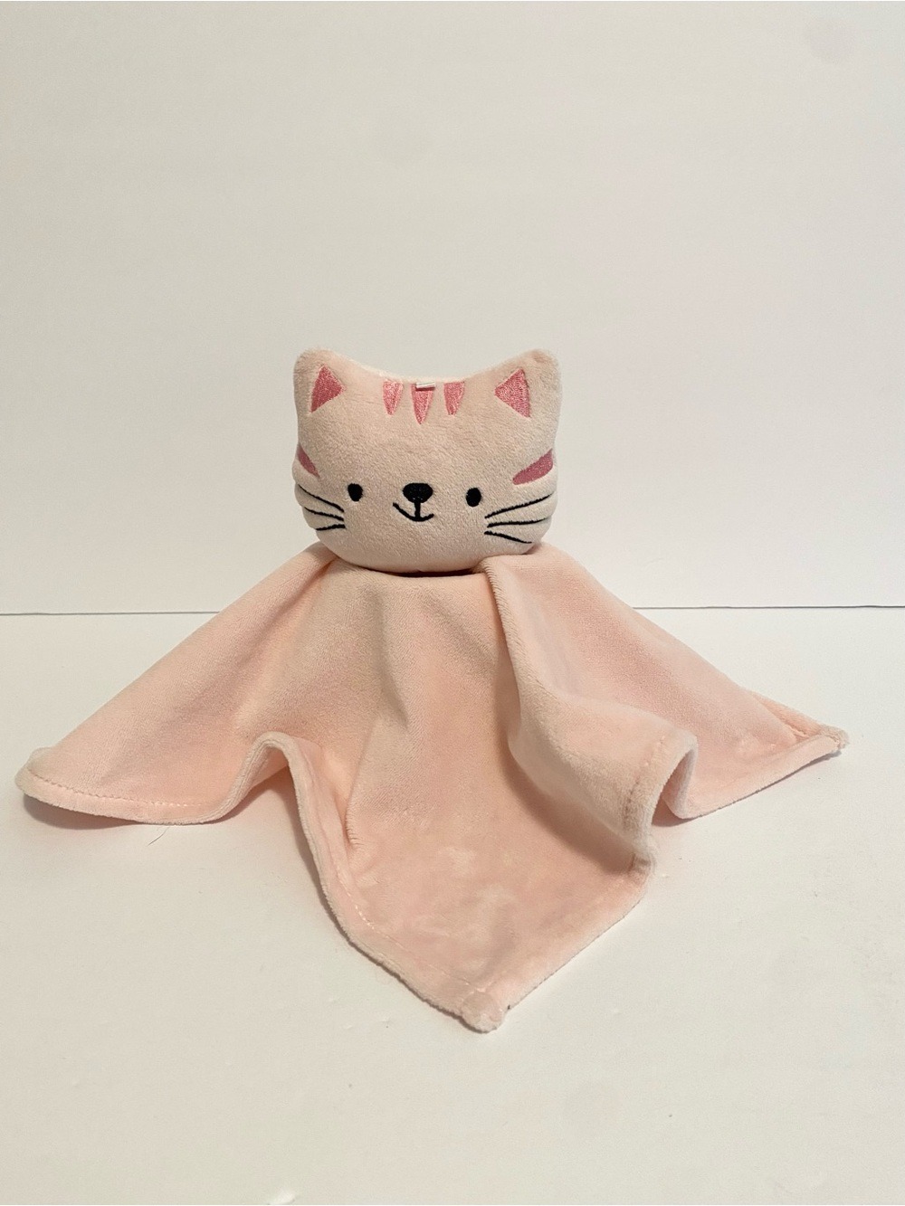 George Kitty Cat Lovey Pink Girl Baby Security Blanket Plush Walmart Toy 12”